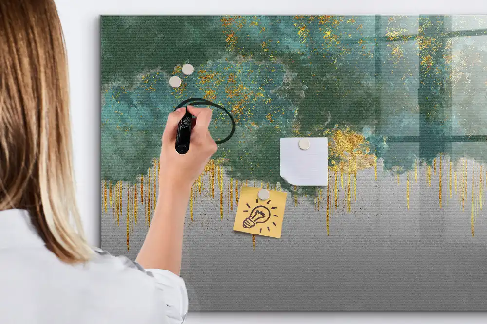 Tableau magnétique décoratif pour écriture