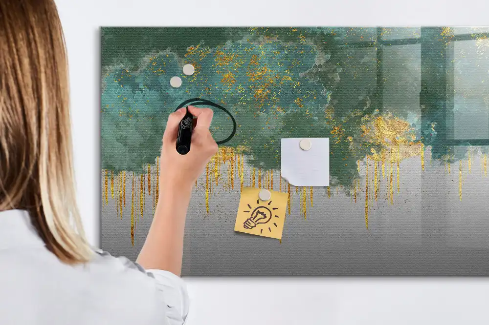 Tableau magnétique décoratif pour écriture