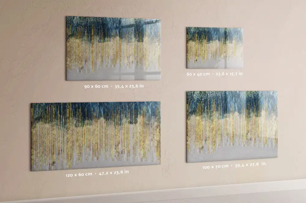 Tableau blanc magnétique effaçable à sec au motif graphique décoratif
