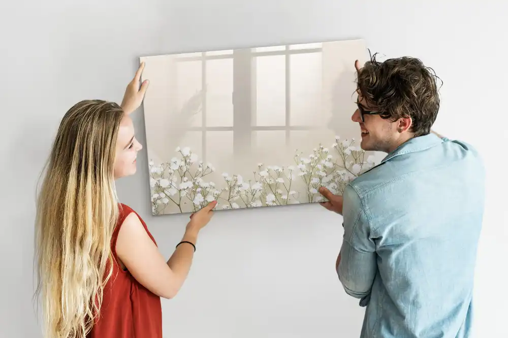Tableau magnétique à dessiner motif boutons floraux en pleine floraison