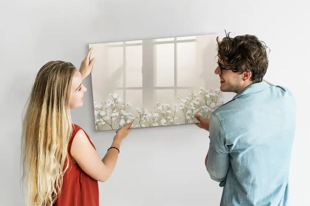 Tableau magnétique à dessiner motif boutons floraux en pleine floraison