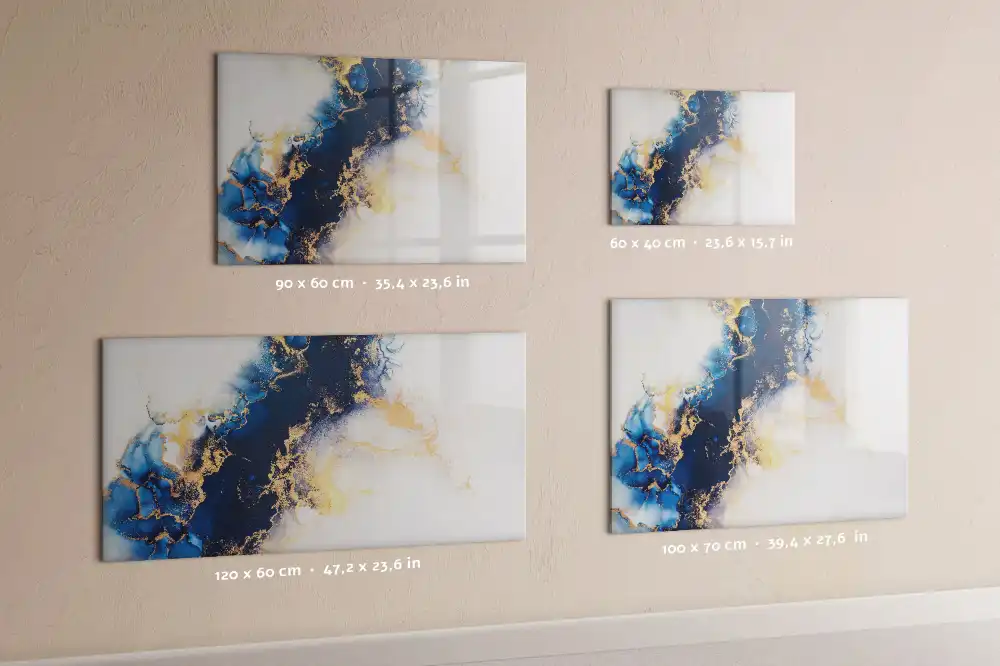 Tableau magnétique pour écriture motif marbre