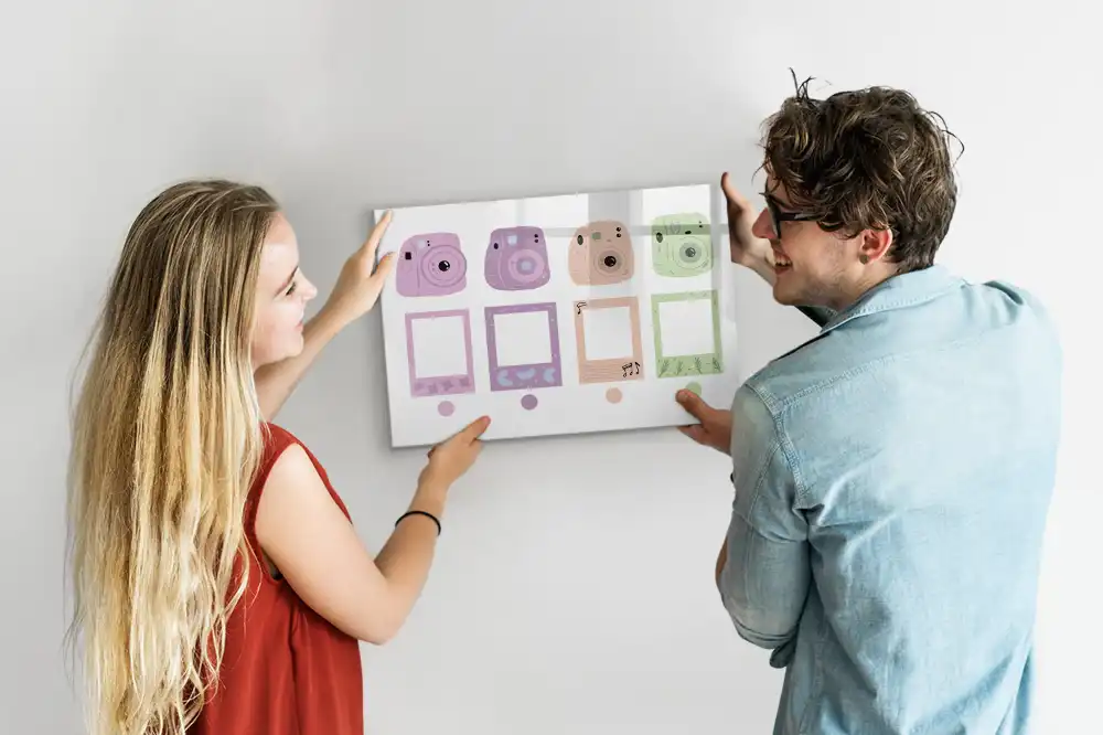 Tableau magnétique pour dessin motif appareils photo classiques