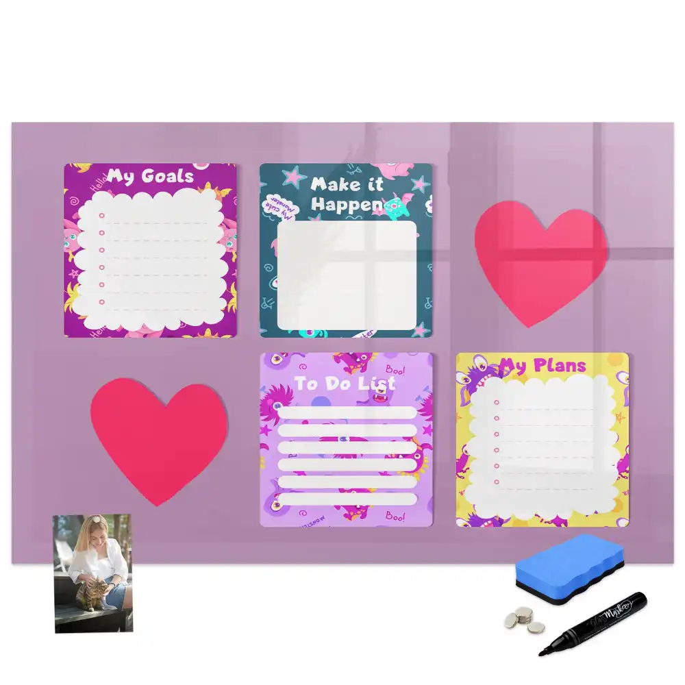 Tableau magnétique pour enfants pour écrire des notes