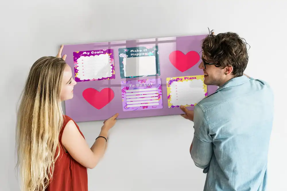 Tableau magnétique pour enfants pour écrire des notes