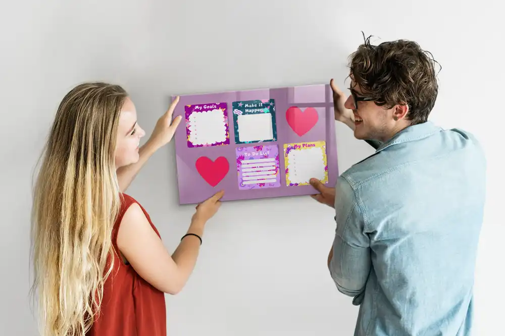 Tableau magnétique pour enfants pour écrire des notes