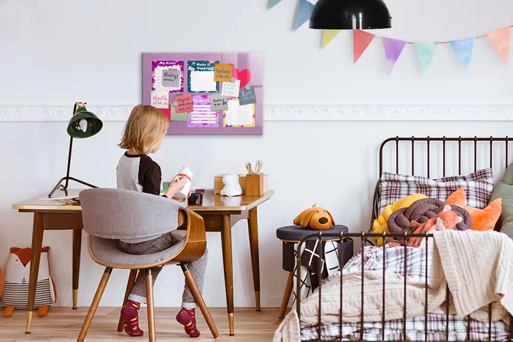 Tableau magnétique pour enfants pour écrire des notes