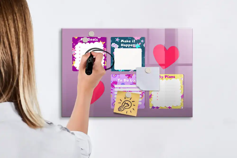 Tableau magnétique pour enfants pour écrire des notes