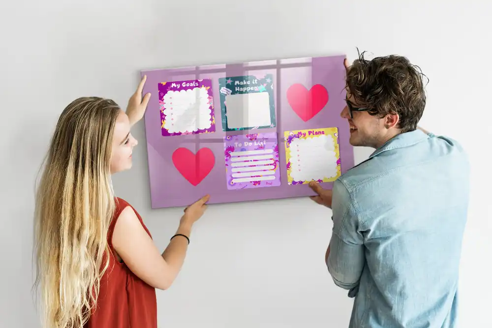Tableau magnétique pour enfants pour écrire des notes