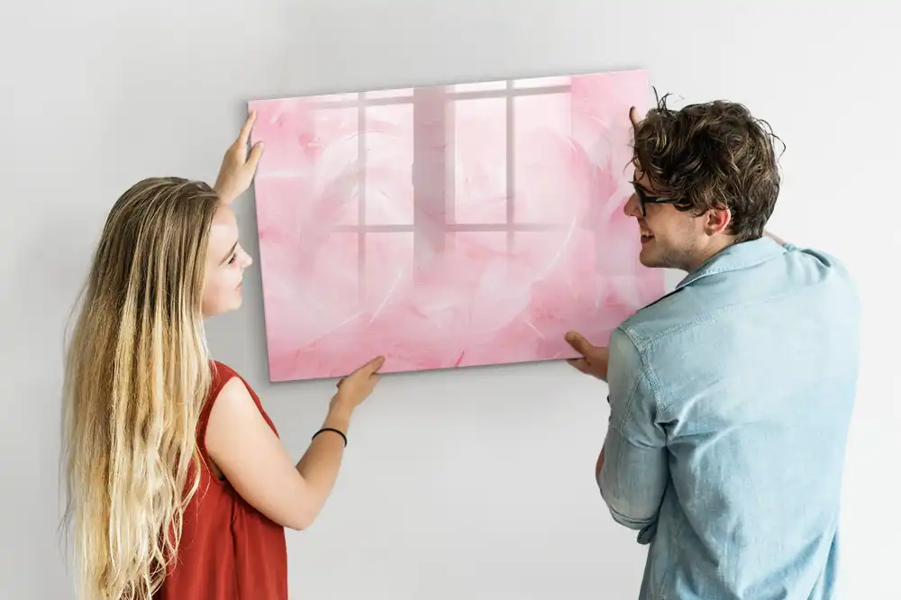 Tableau magnétique pour écriture plumes au design abstrait
