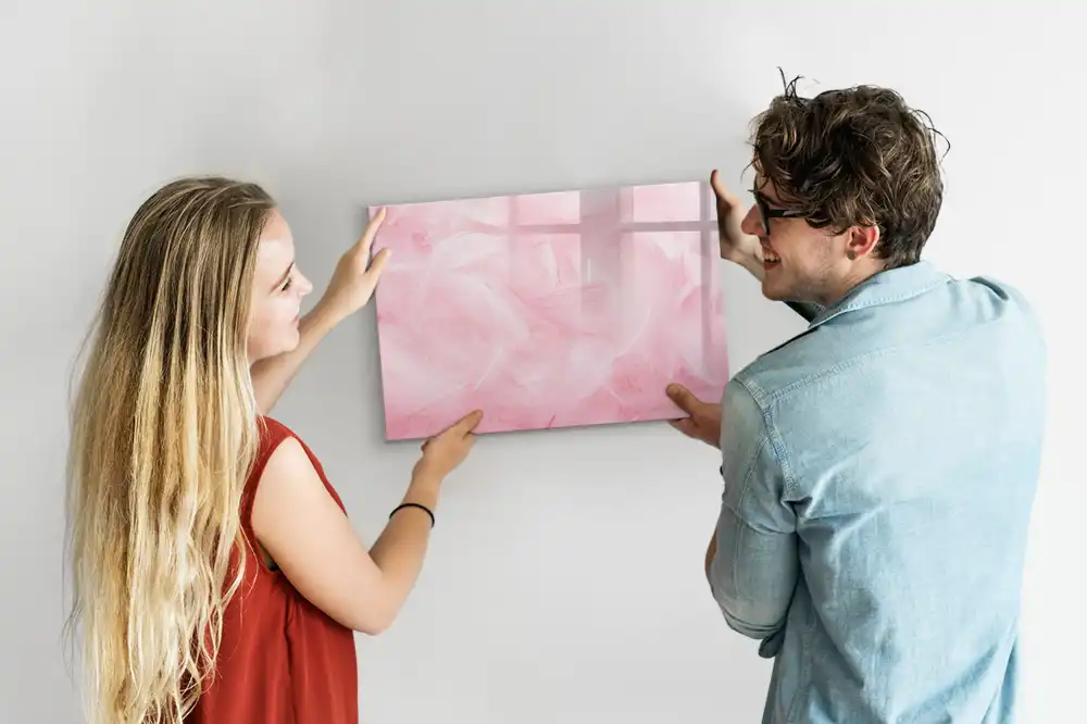Tableau magnétique pour écriture plumes au design abstrait