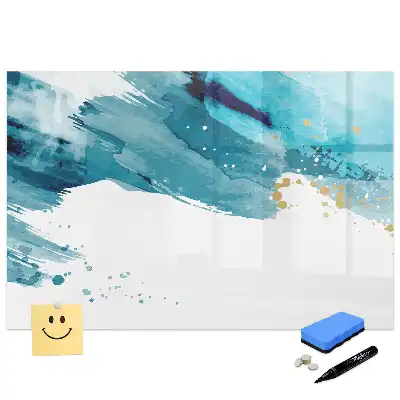 Tableau magnétique à dessiner avec effet coups de pinceau