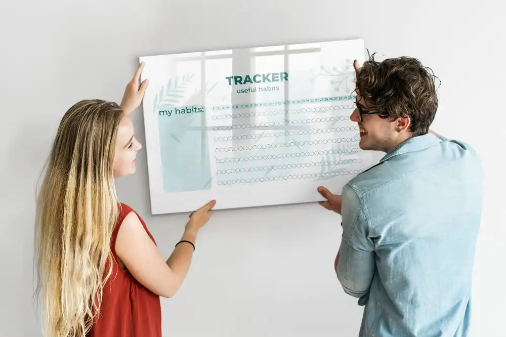 Tableau magnétique de suivi des bonnes habitudes pour enfants
