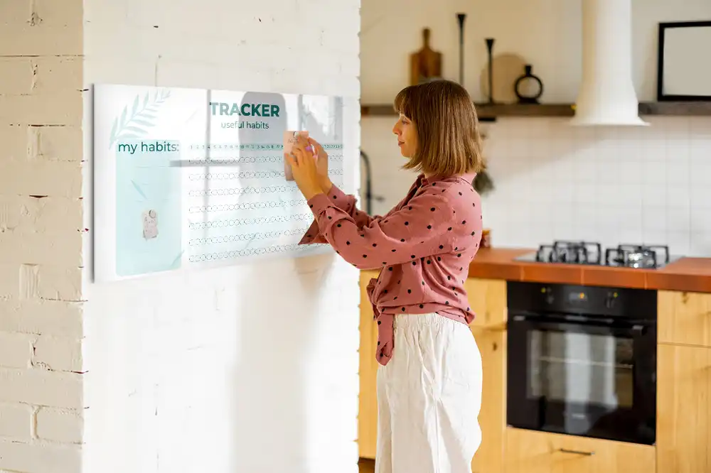 Tableau magnétique de suivi des bonnes habitudes pour enfants