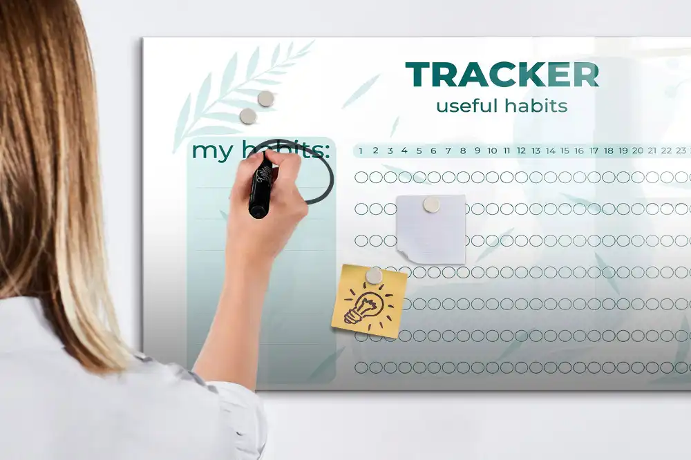 Tableau magnétique de suivi des bonnes habitudes pour enfants