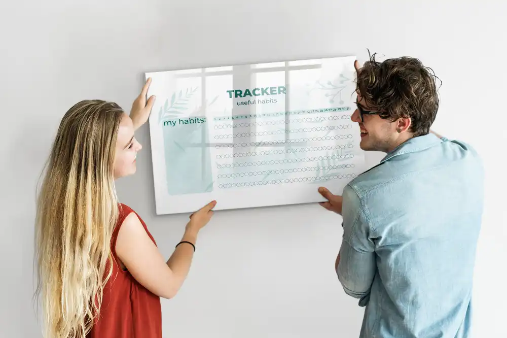 Tableau magnétique de suivi des bonnes habitudes pour enfants