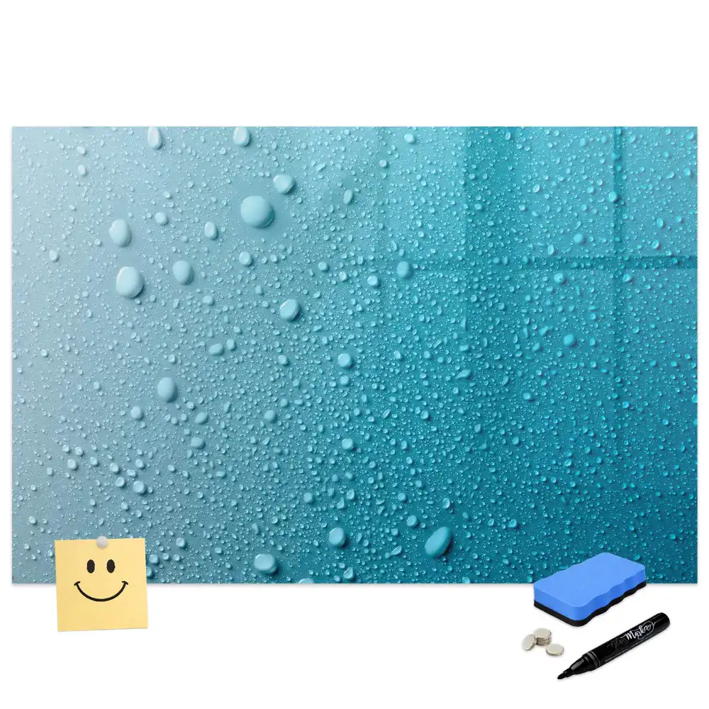 Tableau magnétique pour dessin motif gouttes d'eau