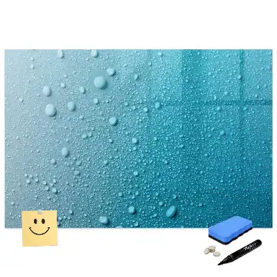Tableau magnétique pour dessin motif gouttes d'eau