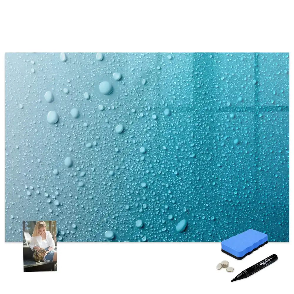 Tableau magnétique pour dessin motif gouttes d'eau