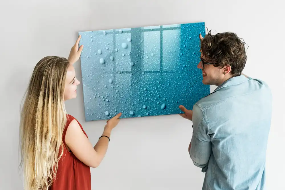 Tableau magnétique pour dessin motif gouttes d'eau
