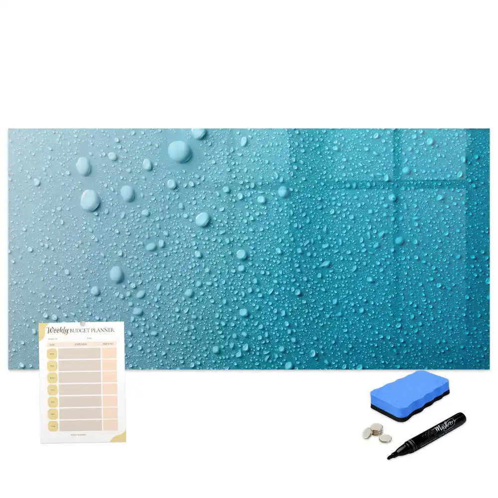 Tableau magnétique pour dessin motif gouttes d'eau