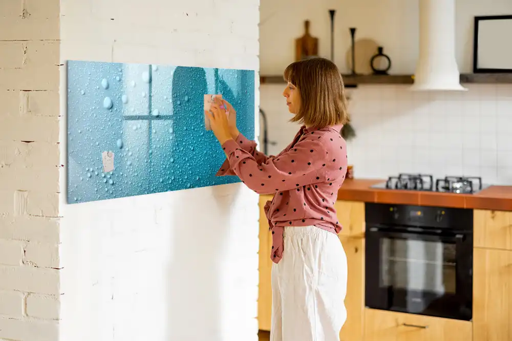 Tableau magnétique pour dessin motif gouttes d'eau