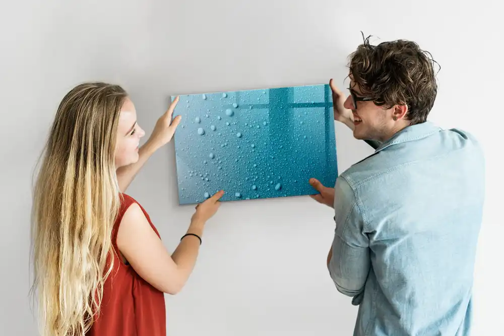 Tableau magnétique pour dessin motif gouttes d'eau