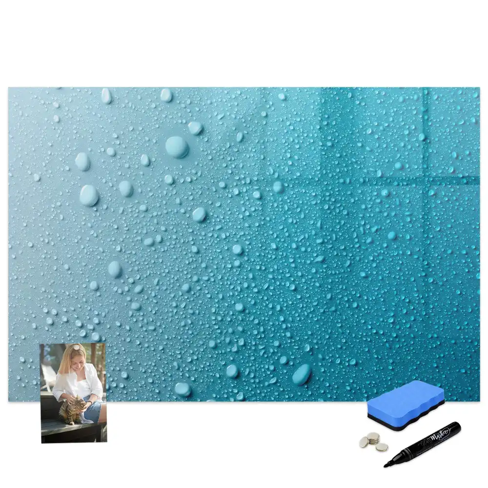 Tableau magnétique pour dessin motif gouttes d'eau