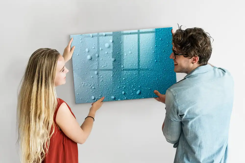 Tableau magnétique pour dessin motif gouttes d'eau