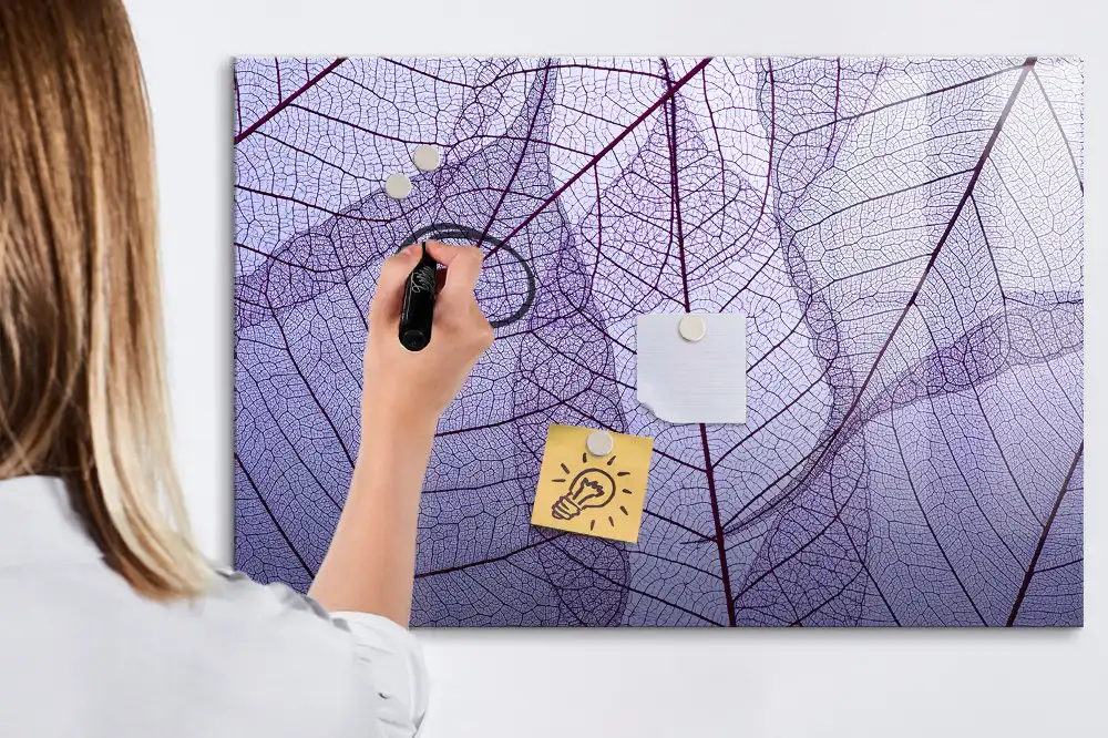 Tableau magnétique à dessiner feuilles dans la nature
