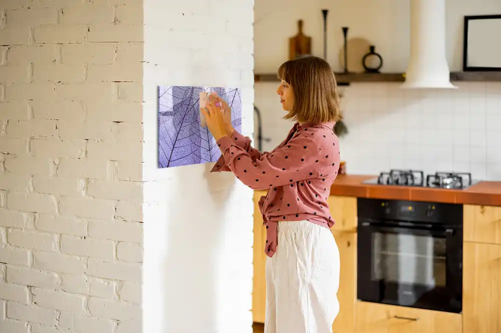 Tableau magnétique à dessiner feuilles dans la nature