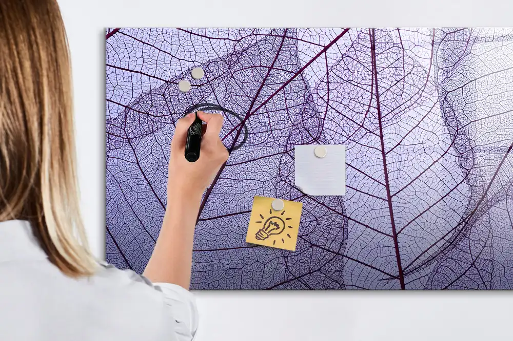 Tableau magnétique à dessiner feuilles dans la nature