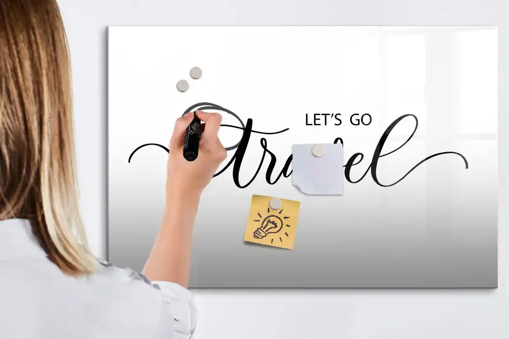 Tableau magnétique pour dessin motif Long voyage