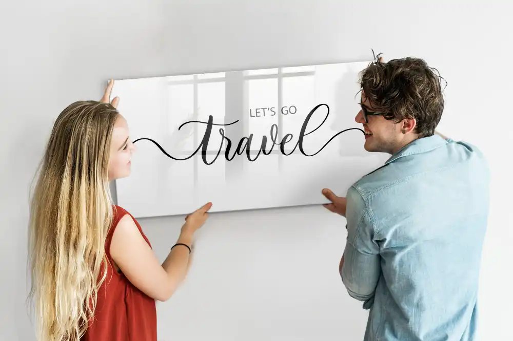 Tableau magnétique pour dessin motif Long voyage