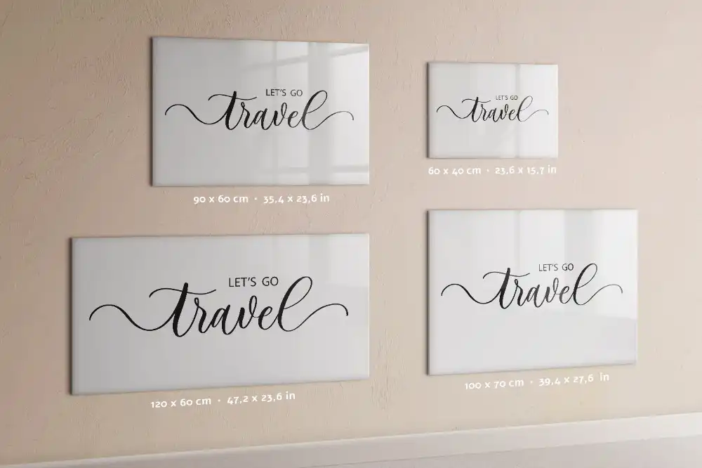 Tableau magnétique pour dessin motif Long voyage