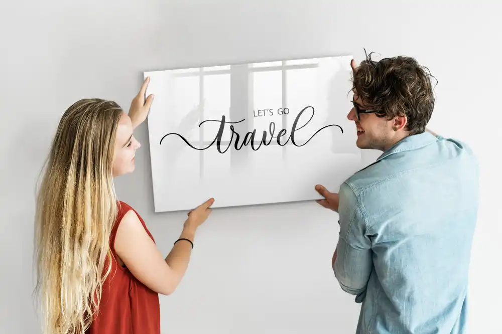 Tableau magnétique pour dessin motif Long voyage