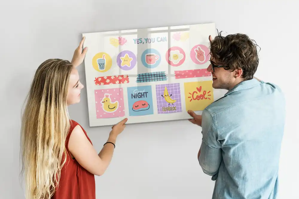 Tableau magnétique agenda scolaire pour élève