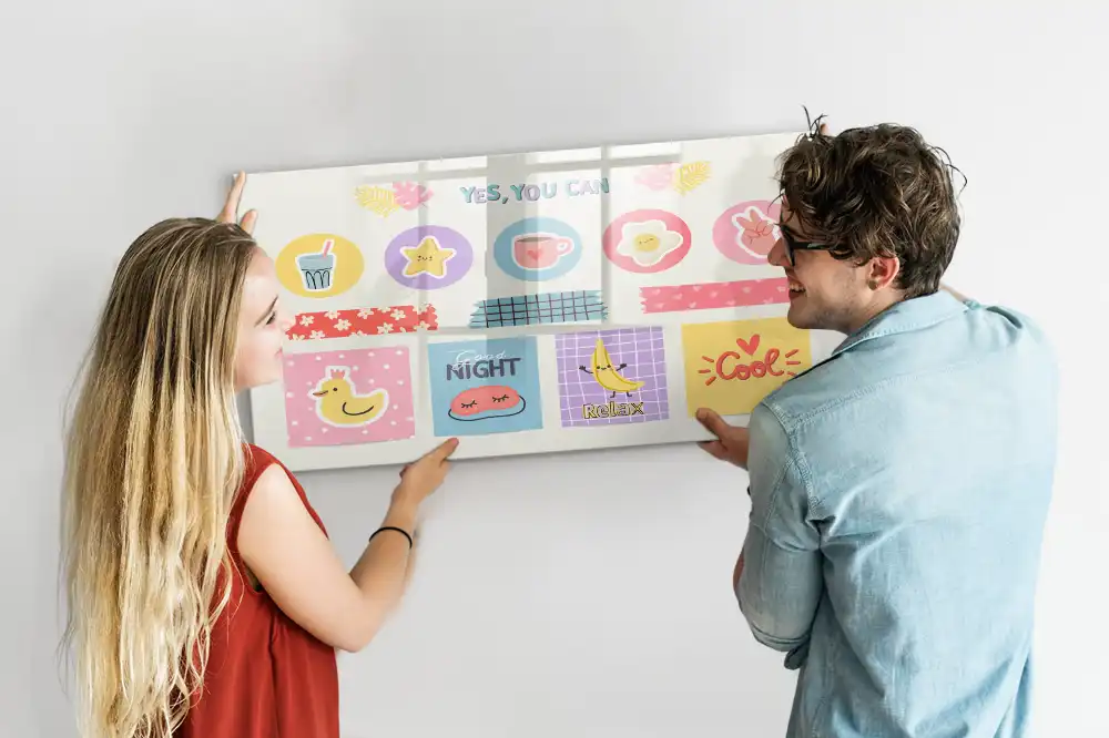 Tableau magnétique agenda scolaire pour élève