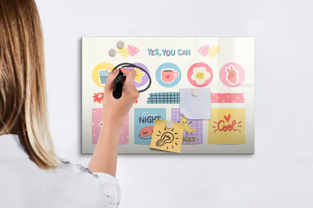 Tableau magnétique agenda scolaire pour élève