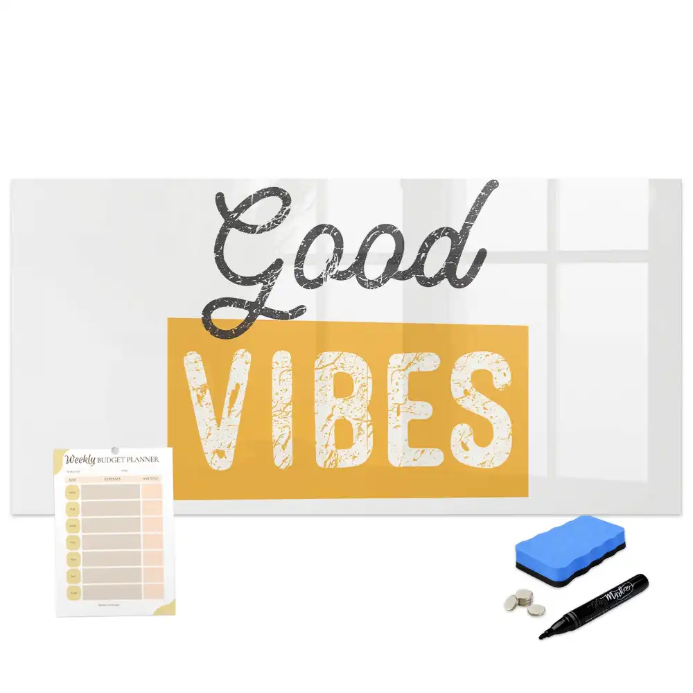Tableau magnétique pour dessin avec citation inspirante