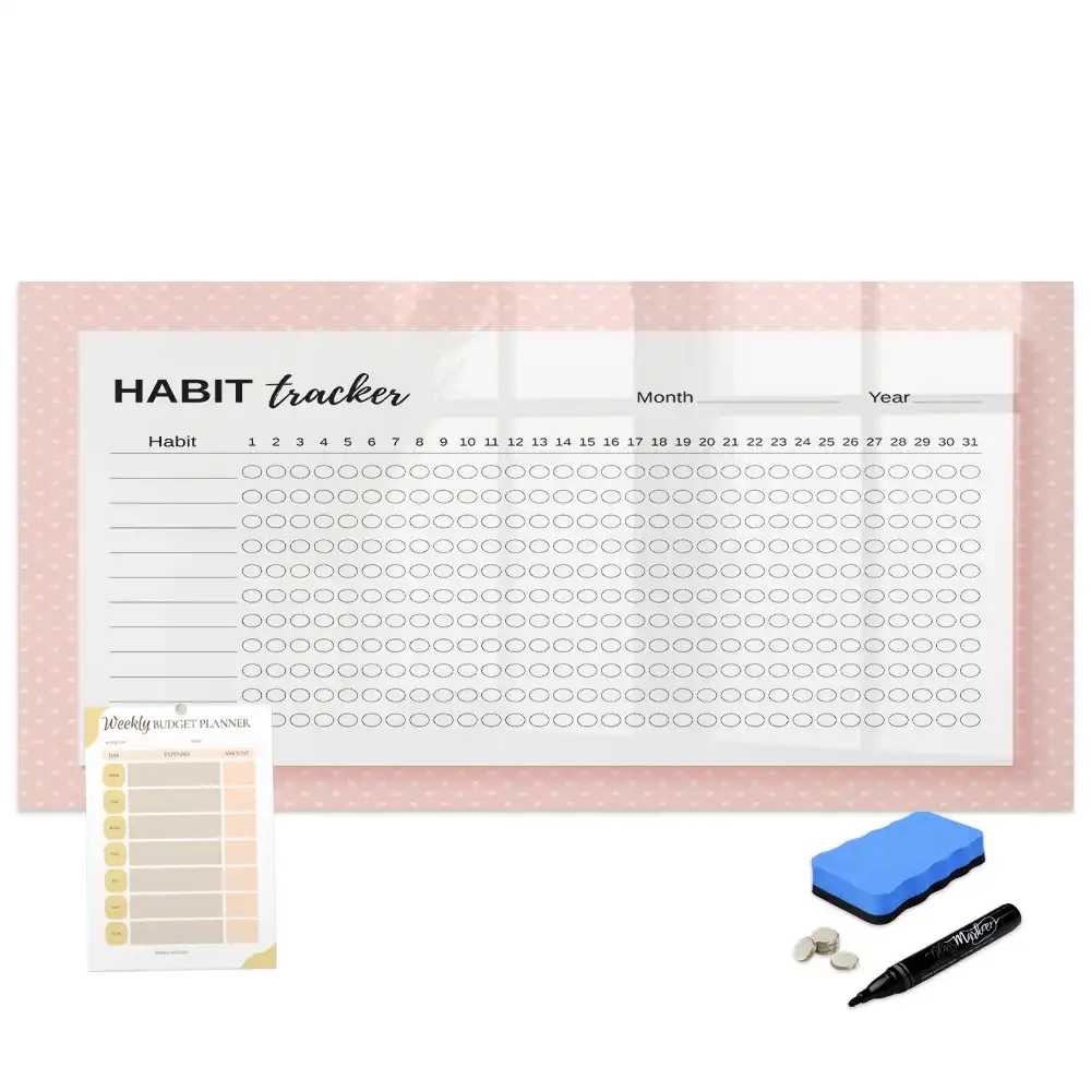 Tableau magnétique pour le suivi des habitudes quotidiennes