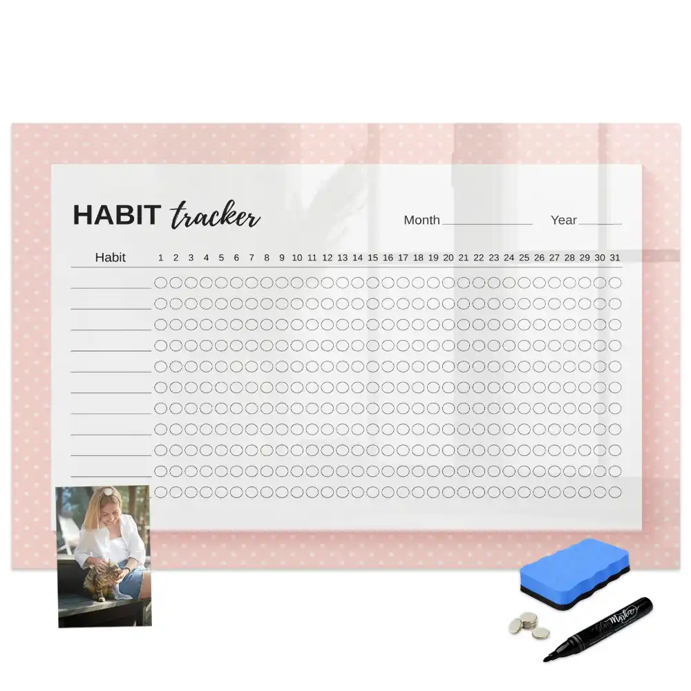 Tableau magnétique pour le suivi des habitudes quotidiennes
