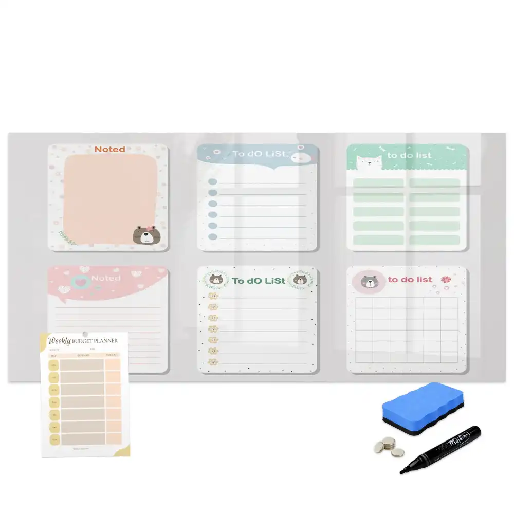 Tableau magnétique pour dessin avec cartes de modèles colorées
