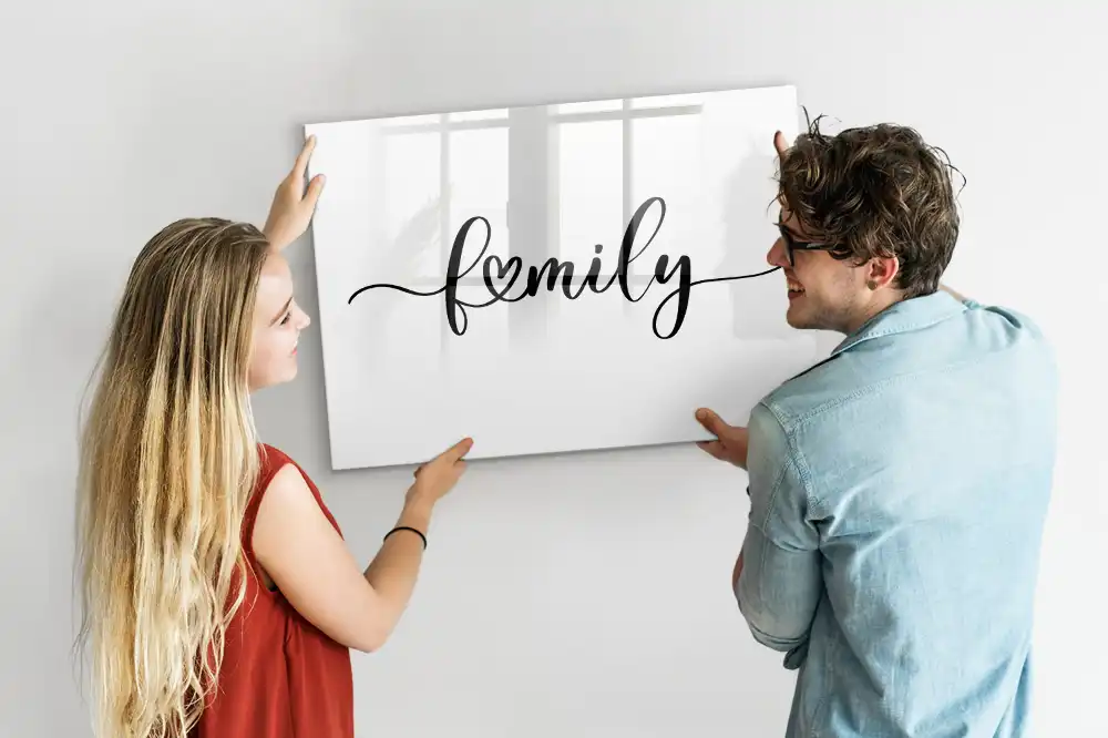 Tableau magnétique pour écriture et organisation familiale