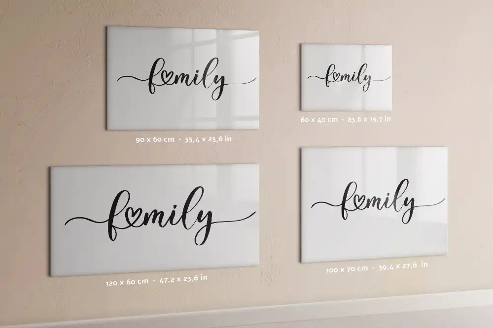 Tableau magnétique pour écriture et organisation familiale