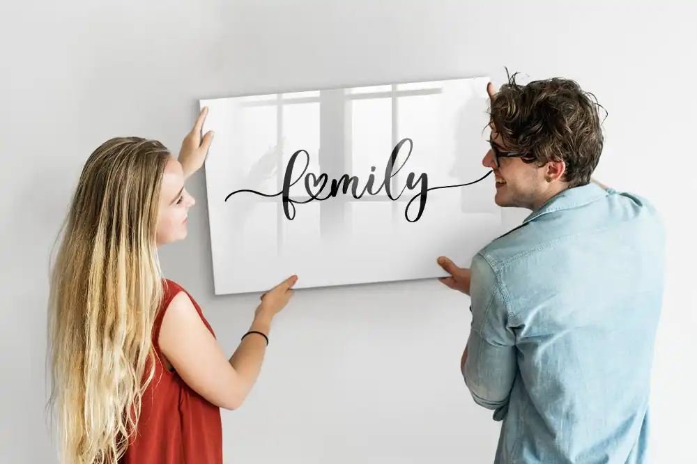 Tableau magnétique pour écriture et organisation familiale