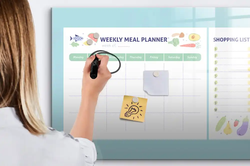 Tableau magnétique pour menu à dessiner