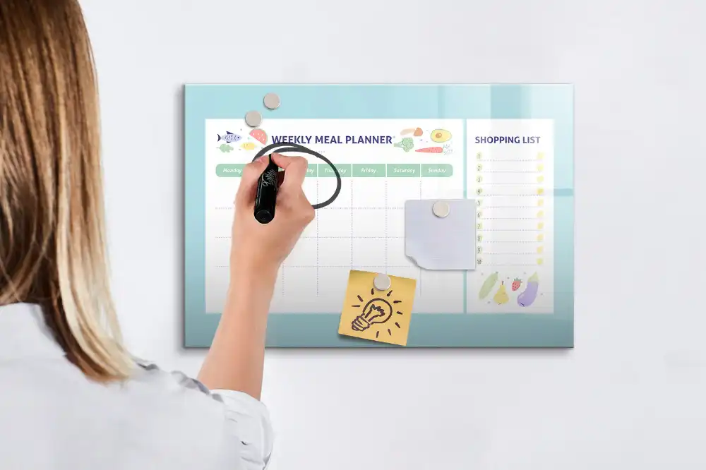 Tableau magnétique pour menu à dessiner