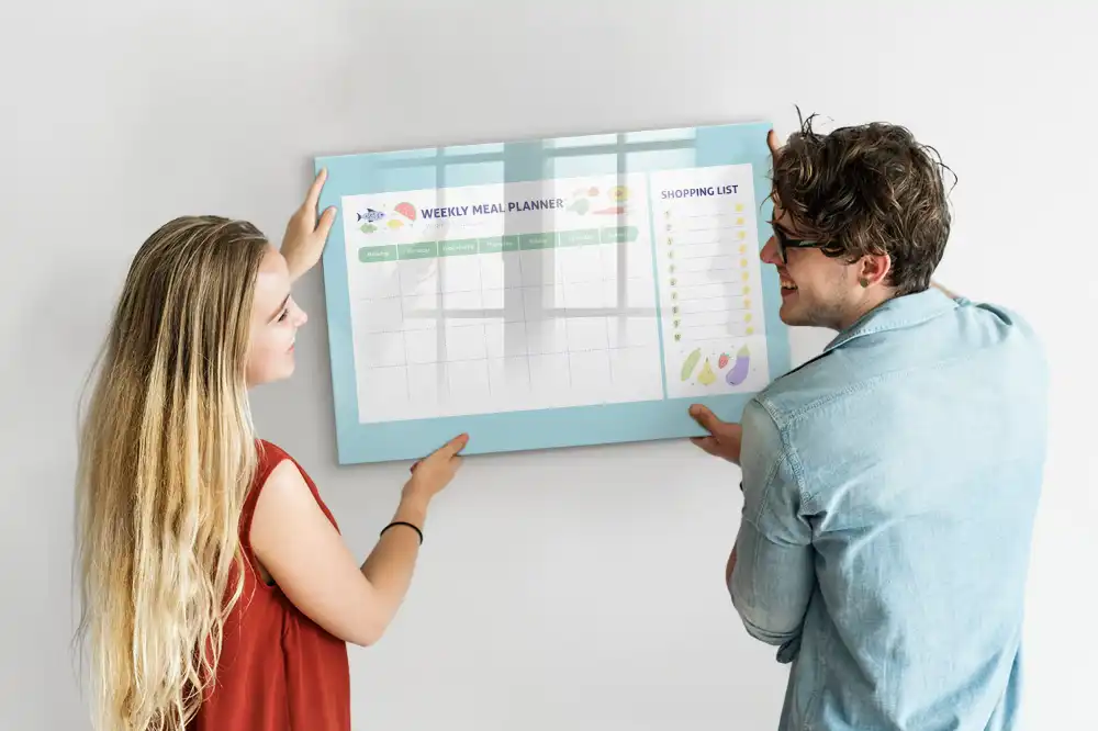 Tableau magnétique pour menu à dessiner