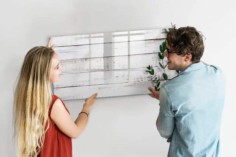 Tableau magnétique pour l'écriture sur revêtements de sols naturels